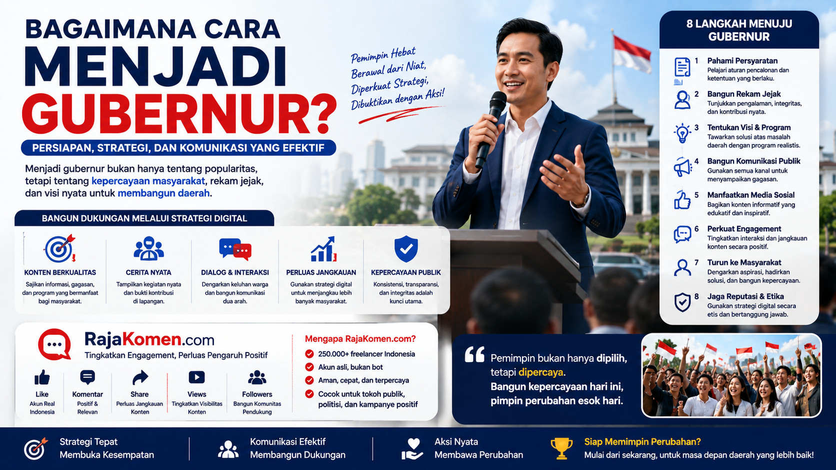 Bagaimana Cara Menjadi Gubernur dan Membangun Dukungan Masyarakat?