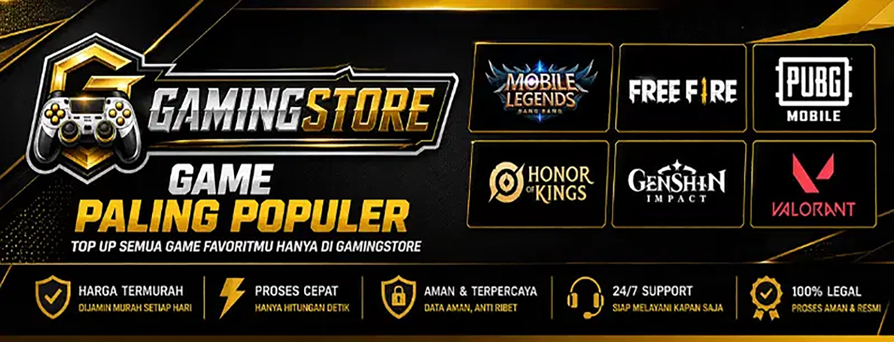 Top Up Game Murah, Aman dan Cepat untuk Kebutuhan Gaming