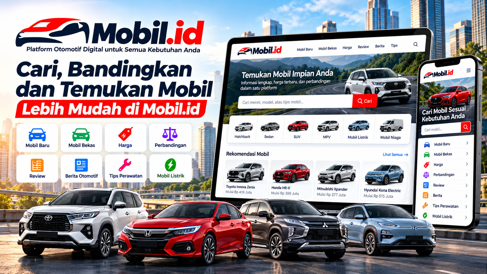 Mobil.id, Platform Otomotif Digital untuk Mencari, Membandingkan, dan Memahami Mobil dengan Lebih Mudah